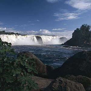 Venezuela, Guyana, Bolivar, Ciudad Guayana, Llovizna Park, Llovizna falls, formed of Caroni River