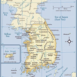 South Korea Collection: Maps