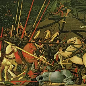 The Battle of San Romano in 1432, c. 1456 (tempera on panel) (see also 162335)