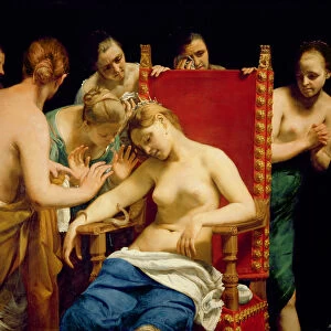 The Death of Cleopatra (oil on canvas)