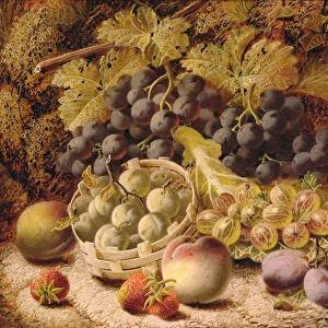 Still Life of Fruit (oil on canvas)