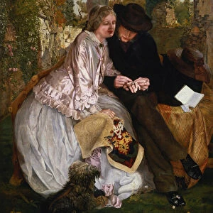The Measure for the Wedding Ring, 1855 (oil on canvas)
