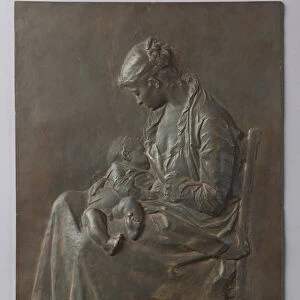 Mother and Child, 1892 (bronze)