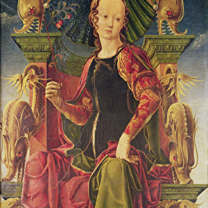 A Muse, c. 1455-60 (oil with egg tempera)