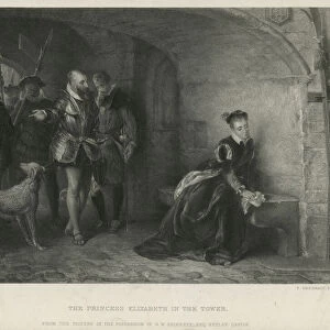 The Princess Elizabeth in the Tower (engraving)
