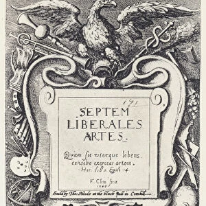Septem Liberales Artes, T Hinde 1645 (b / w photo)
