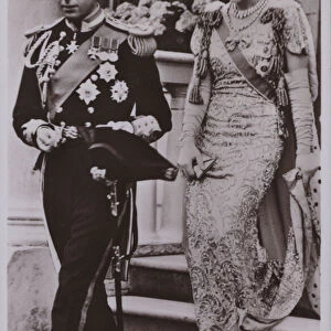 TRH The Duke and Duchess of Kent (b / w photo)