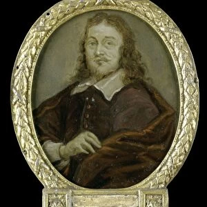 Portrait of Bonaventura Peeters I, Painter, Arnoud van Halen, 1700 - 1732