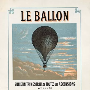 Advertisement for Le Ballon, Janvier, Fevrier, Mars, 1883, pub. 1883