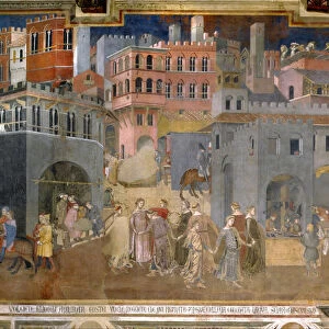L Mouse Mat Collection: Ambrogio Lorenzetti