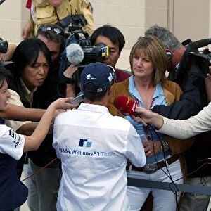 Formula One World Championship: Media interview Juan Pablo Montoya Williams
