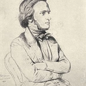 Wilhelm Richard Wagner, 1813-1883, In 1850. German Composer, Music Theorist, And Essayist. From A Drawing By Lehmann