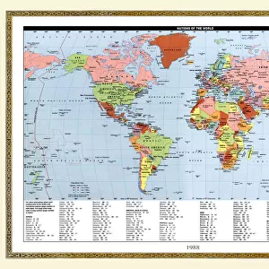 Maps and Charts Premium Framed Print Collection: Popular Maps
