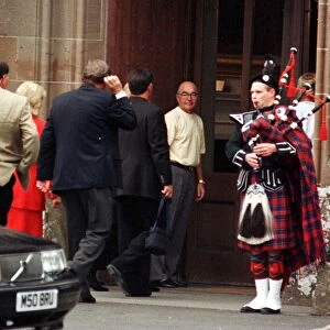 Joe Lewis at Culzean July 1997 Rangers Football Club tycoon in Scotland for