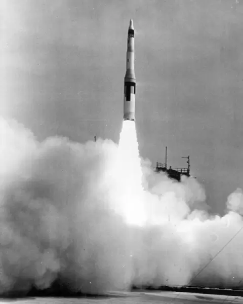 Boeing SM-80 Minuteman ICBM is launched