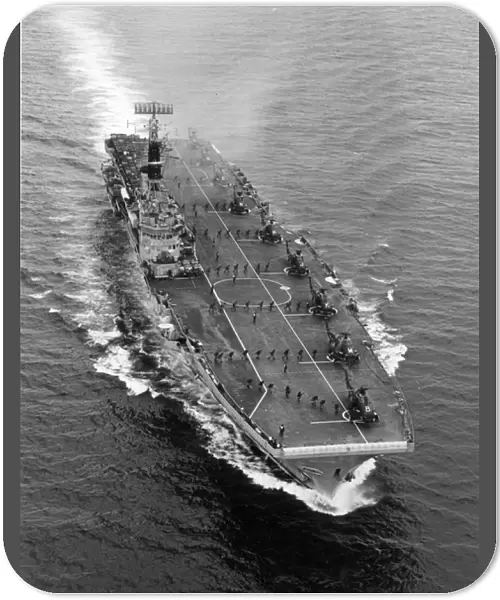 HMS Albion (R07) after conversion