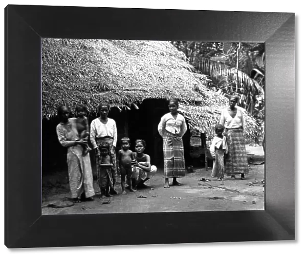 Native group, Ceylon (Sri Lanka)