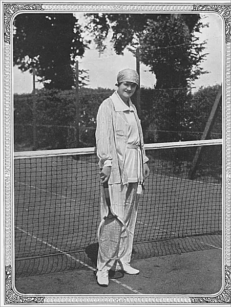 Gertie Millar in a trouser suit, 1916