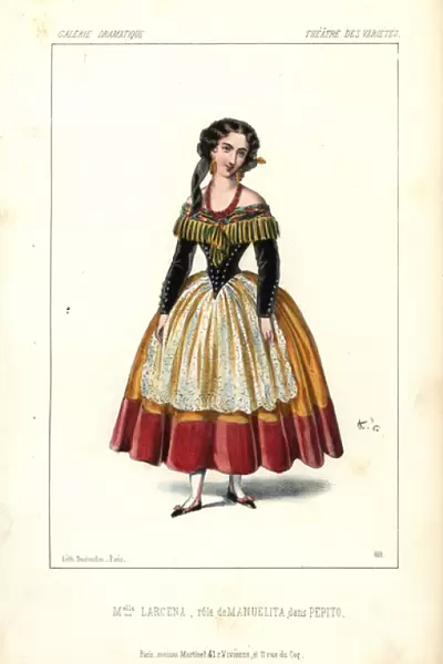 Mme Mallet as Bertha in le Billet de Marguerite