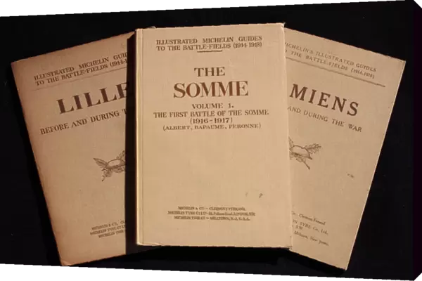 Three books, The Somme, Lille, Amiens