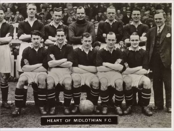 Heart of Midlothian FC football team 1934-1935