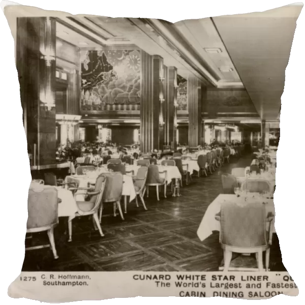 Queen Mary Ocean Liner, dining saloon