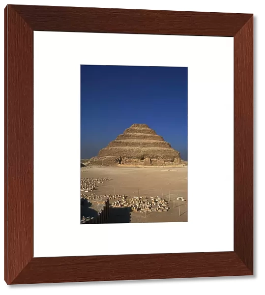 Egypt. Saqqara necropolis. The Pyramid of Djoser (Zoser) or