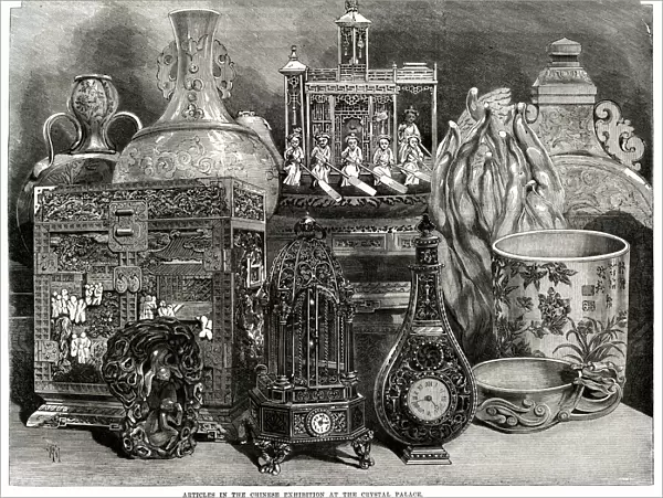 Articles in the Chinese Exhibition at Crystal Palace, 1865