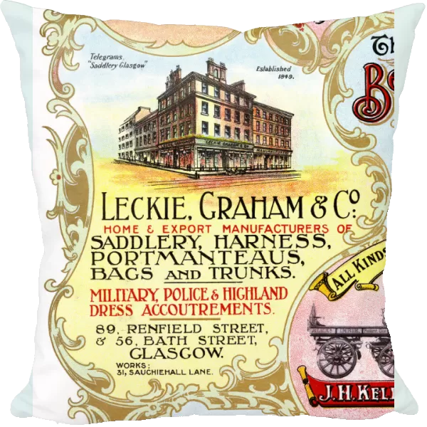 Advert, Leckie, Graham & Co, Glasgow, Scotland