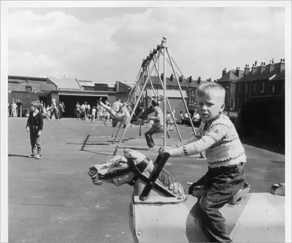 Children in Sheffield playground