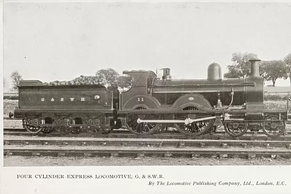 Locomotive no 11 four cylinder express