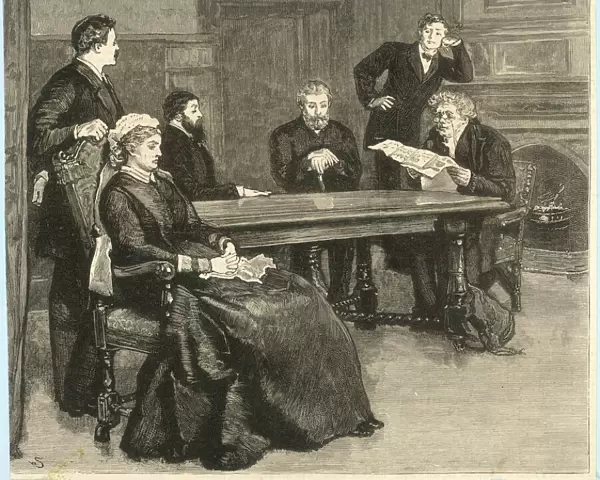 Reading a Will  /  C19