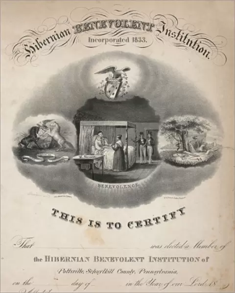 Hibernian Benevolent Institution, incorporated 1833