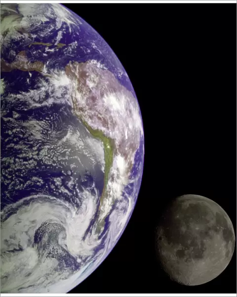 The Earth and Moon