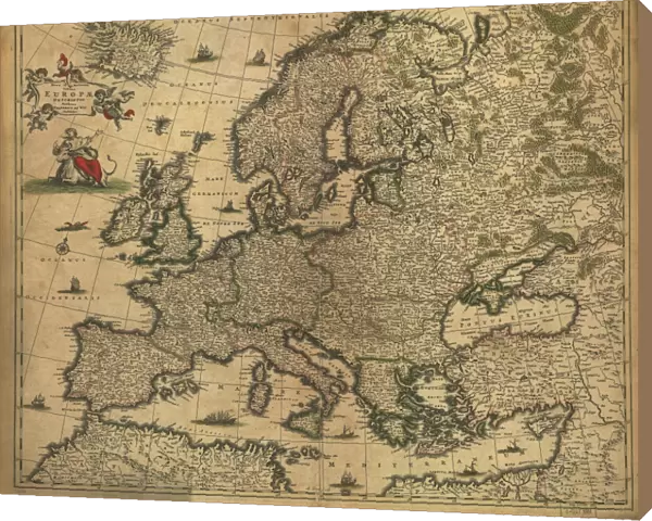 Map of Europe, 1700