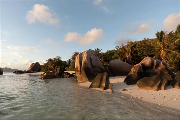 Anse Source d Argent beach, La Digue, Seychelles, Indian Ocean, Africa
