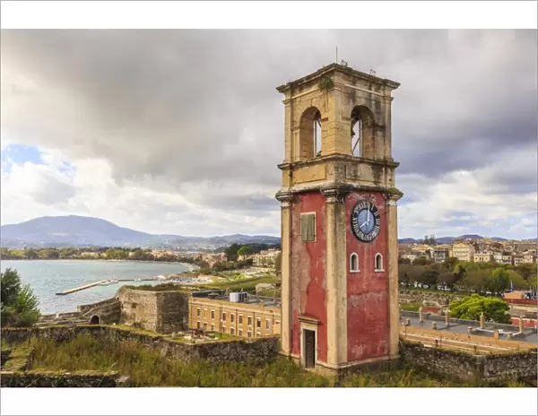 Clock Tower, Old Fortress and Old Town, Corfu Town, UNESCO World Heritage Site, Corfu