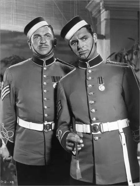 Victor McLaglen and Cary Grant in George Stevens Gunga Din (1939)