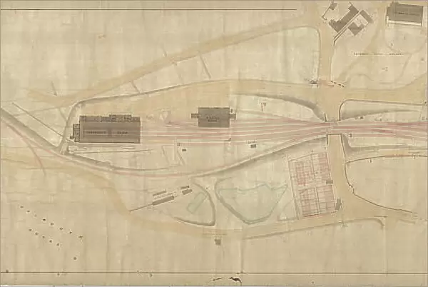 Cornwall Railway - Plan of Falmouth Station