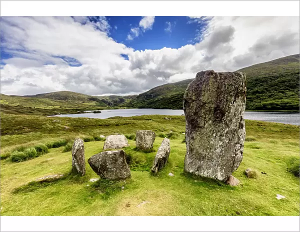 Europe, Ireland, Uragh stone circle in Beara Peninsula