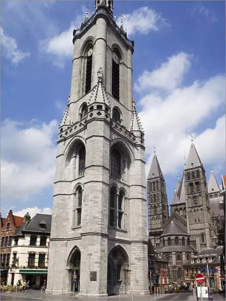Belgium, Tournai, The Cathedral of Our Lady, The Belfry
