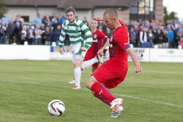 Rangers Kenny Miller Scores the Decisive Goal in Scottish Cup Pre-Season Friendly against Buckie Thistle (2003 Champions)