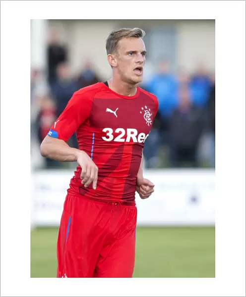 Rangers Dean Shiels: Scottish Cup Champion in Form at Victoria Park - Pre-Season Victory Against Buckie Thistle (Scottish Cup Winners 2003)
