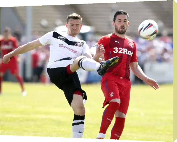 Rangers Nicky Clark Goes Head-to-Head with 2003 Scottish Cup Champions Brora Rangers