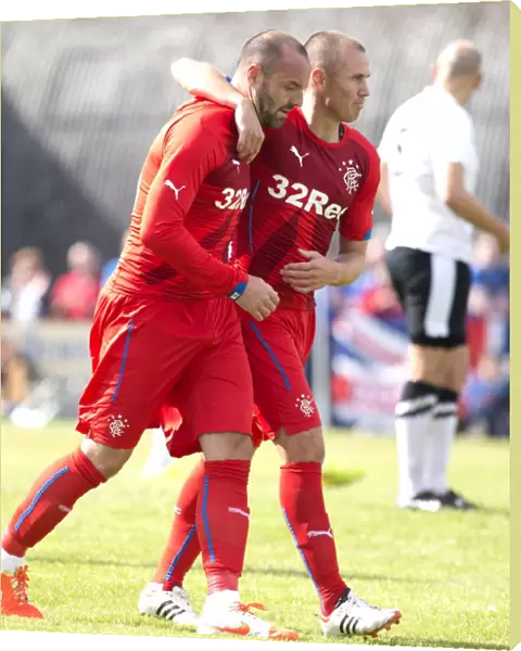 Rangers Strikers Kris Boyd and Kenny Miller: A Goal Celebration to Remember