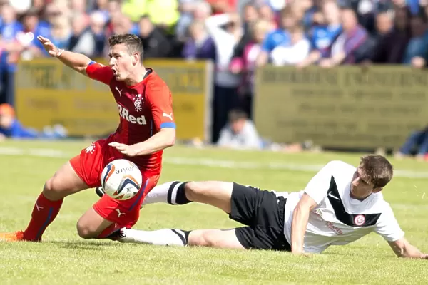 Pre-Season Clash: Brora Rangers vs Rangers - Fraser Aird Fouls in Scottish Cup Tradition