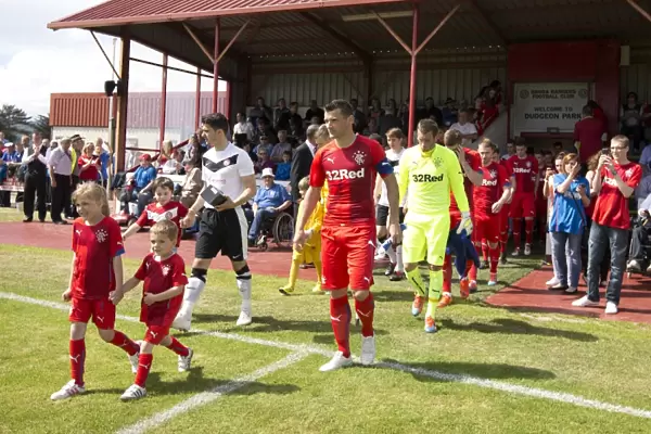 Rangers FC: Lee McCulloch and Team Kick Off Pre-Season Friendly at Dudgeon Park Against Brora Rangers - Scottish Cup Champions (2003)