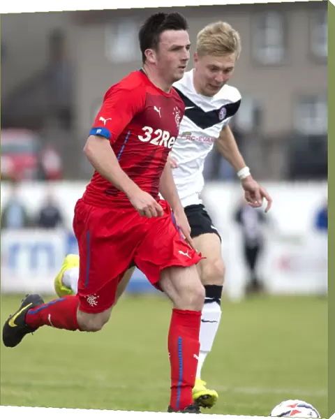 Rangers Calum Gallagher Goes Head-to-Head with 2003 Scottish Cup Champions Brora Rangers at Dudgeon Park