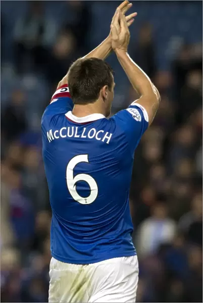 Rangers Football Club: Lee McCulloch's Triumphant Salute - Scottish Cup Victory at Ibrox Stadium (2003)