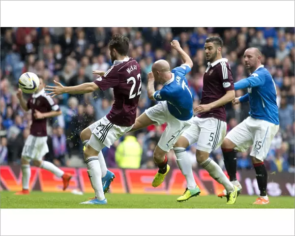 Dramatic Equalizer: Nicky Law Scores Late at Ibrox Against Heart of Midlothian - Rangers SPFL Championship